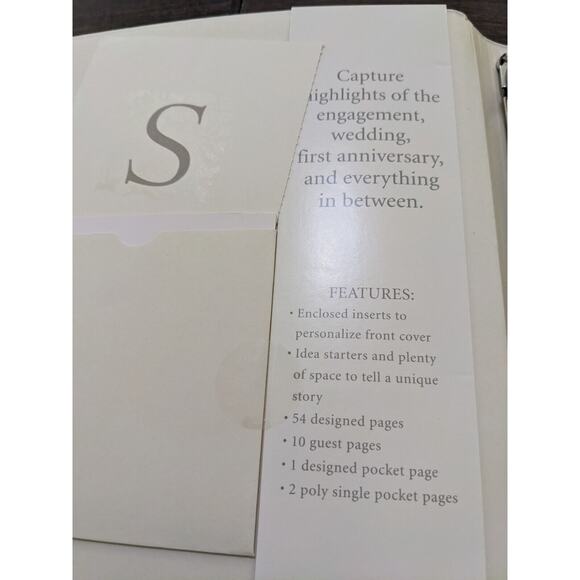 Hallmark Wedding Memory Book Quilted Diamond Cover Pattern New Acid Free - Picture 4 of 11